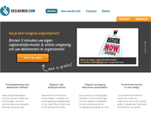 Tablet Screenshot of deelnemer.com